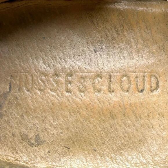 Musse & Cloud Anisse Anthropology Black Leather Ankle Shoe Booties Womens Size 7 - Picture 8 of 10